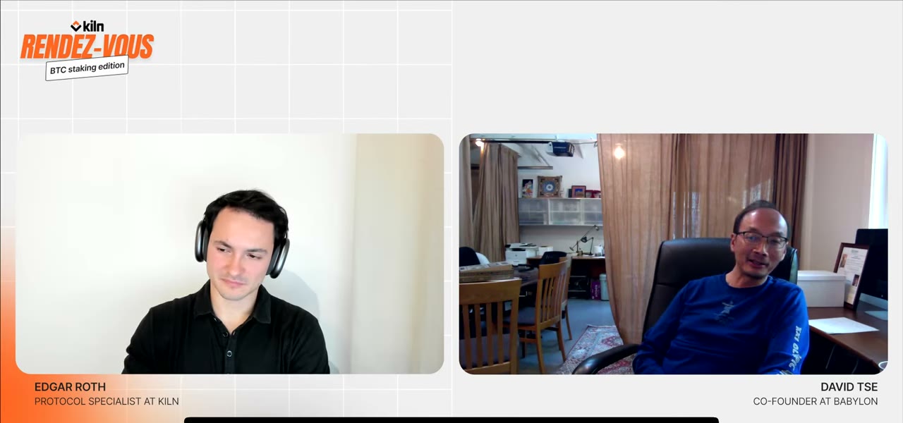 A BTC Staking Rendez-Vous episode: Edgar Roth with Babylon co-founder David Tse